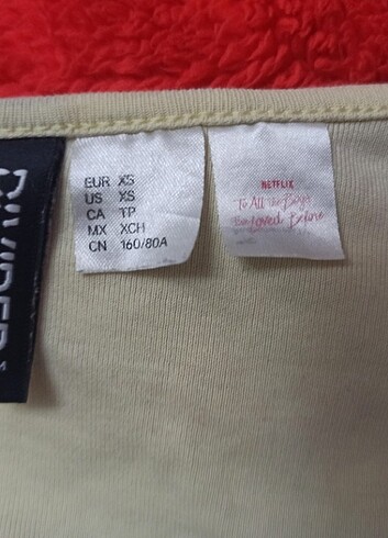 H&M H&M sarı crop top 