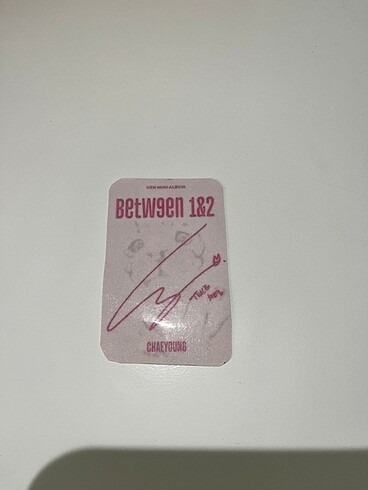  Chaeyoung Tiger Photocard