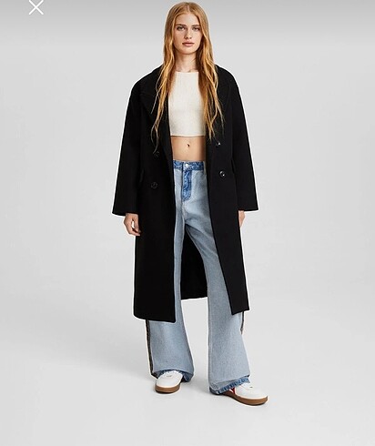 s Beden bershka uzun kaban