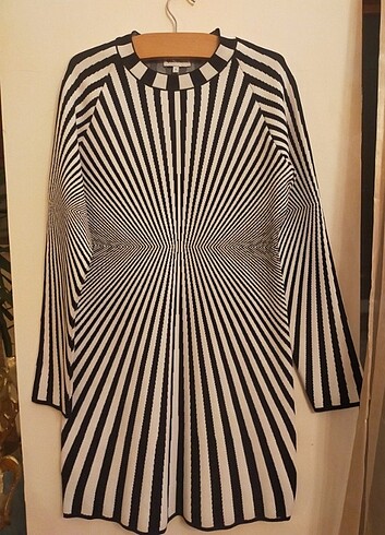 Vakkorama zebra desen L elbise