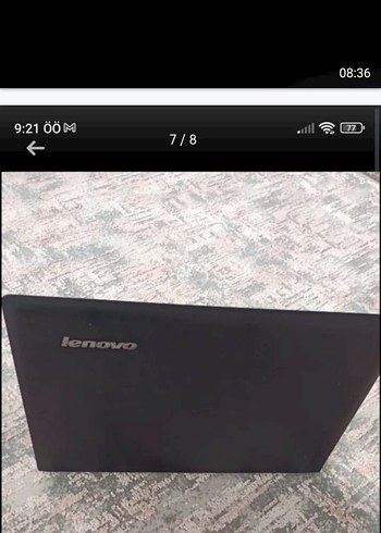 Lenovo Siyah Laptop - Görsel 12