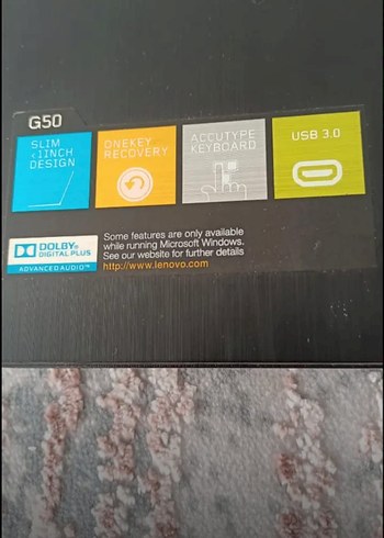 Lenovo Siyah Laptop - Görsel 5