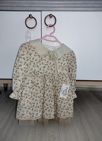 Mymio Kız bebek vintage elbise