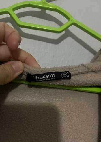 Bej Kapüşonlu Kadın Sweatshirt hırka - Görsel 2