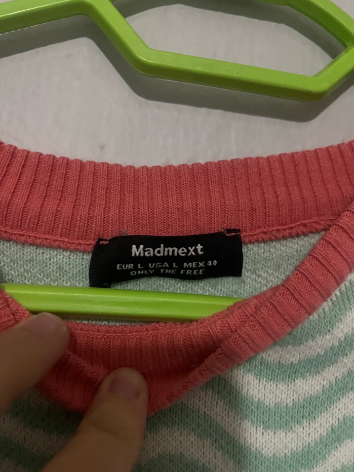 Ragged Jeans Yeşil Baskılı Triko Kazak - Görsel 2