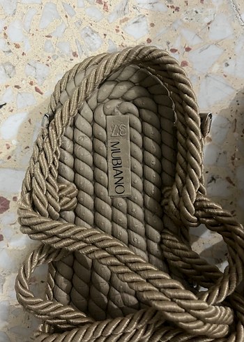 Kadın Kahverengi Bağcıklı Platform Terlik - Görsel 2