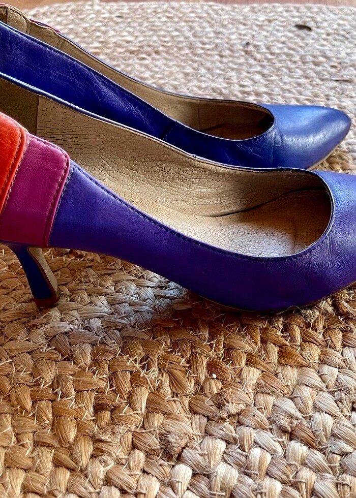 Hakiki deri renkli Divarese - Görsel 2