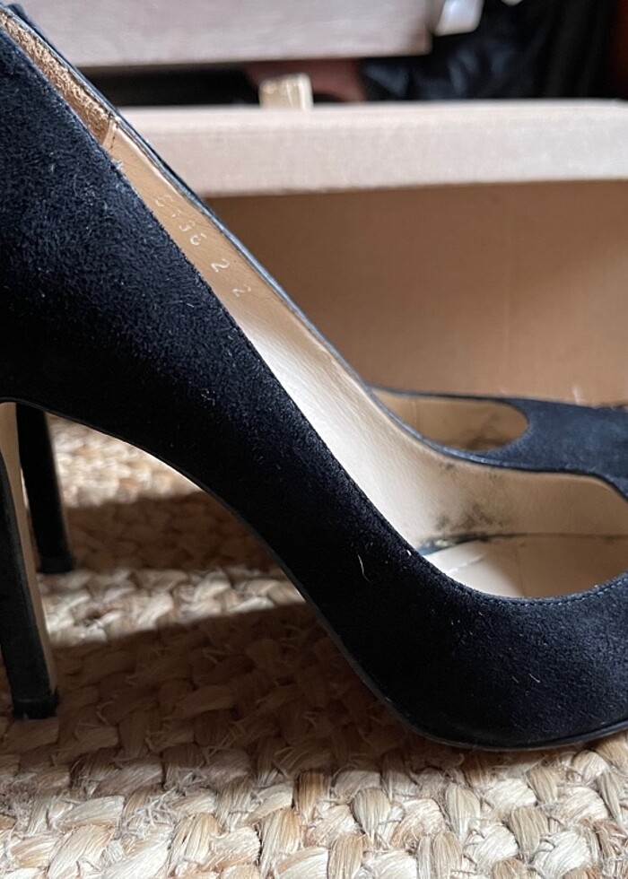 Süet stiletto - Görsel 2