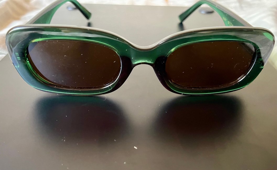 Yeşil Retro Kadın Güneş Gözlüğü - EYEMOOD - Görsel 2