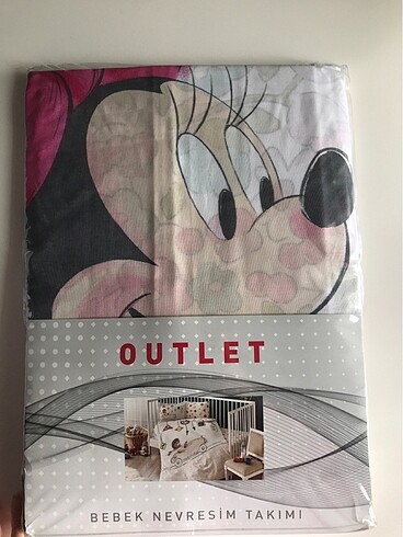 nevresım takımı bebek minnie mouse