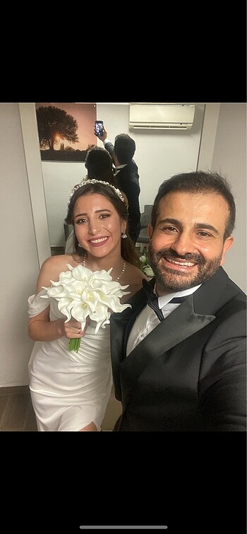 Tasarımcı Gelin tacı ve çiçeği