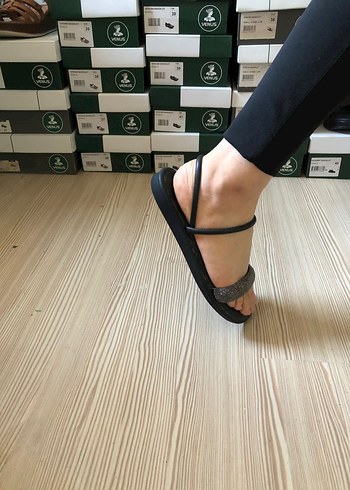 38 Beden siyah Renk Siyah Kadın Sandalet