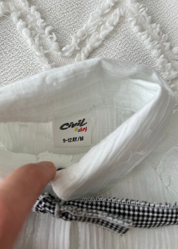 Civil Pamuklu kız Bebek Gri Takım
