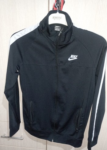Nike Siyah Fermuarlı Erkek Sweatshirt
