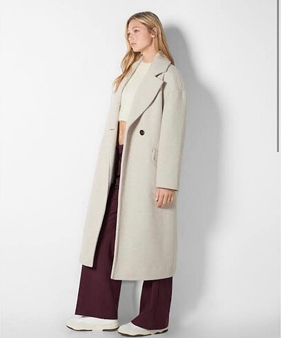Bershka Bershka ekru kaban