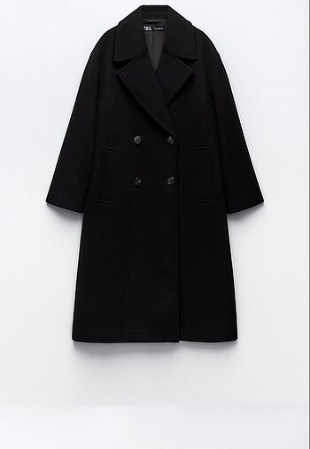 s Beden siyah Renk Zara oversize kaban