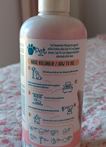  Kedi & köpek şampuanı 