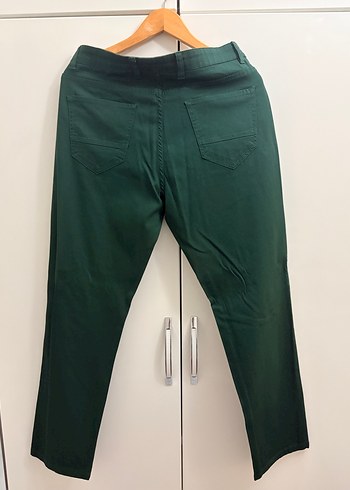 Pierre Cardin Koyu Yesil Duz Kesim Pantolon