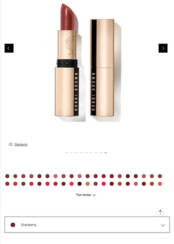 Bobbi Brown Luxe Lipstick Saten Bitişli Ruj - Görsel 5