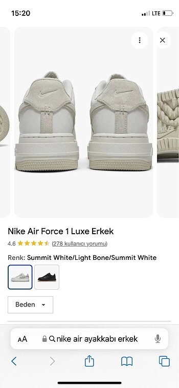 42 Beden Nike ayakkabı