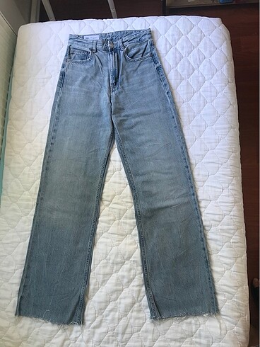 zara buz mavisi jean pantolon