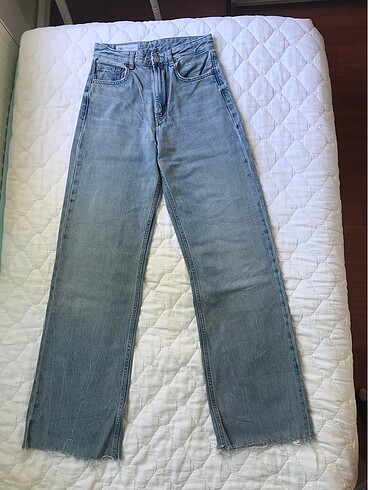 Zara zara buz mavisi jean pantolon