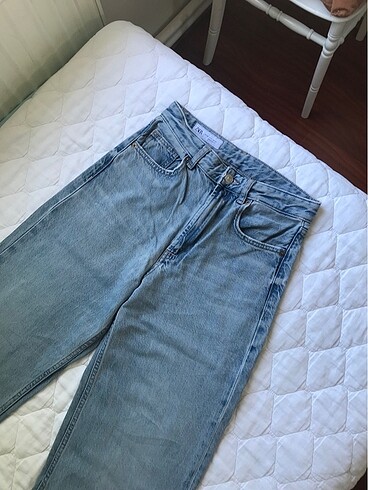 34 Beden zara buz mavisi jean pantolon