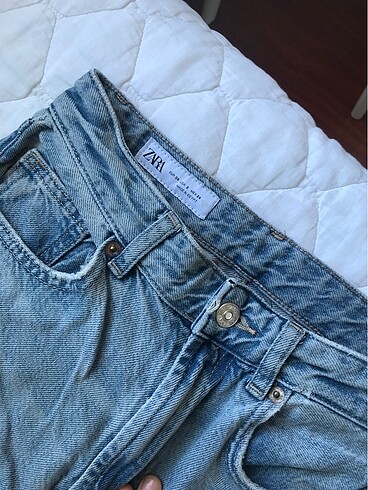 34 Beden mavi Renk zara buz mavisi jean pantolon