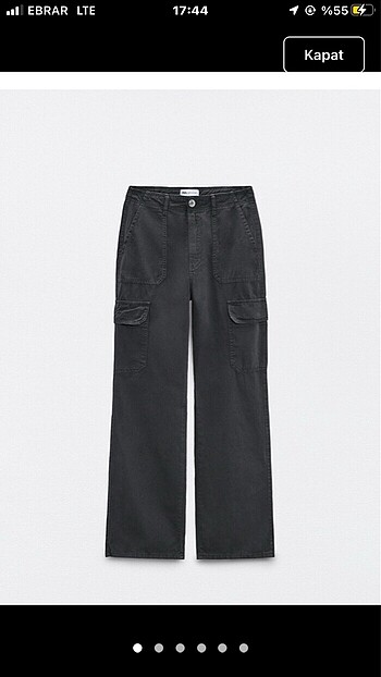 zara kargo pantolon