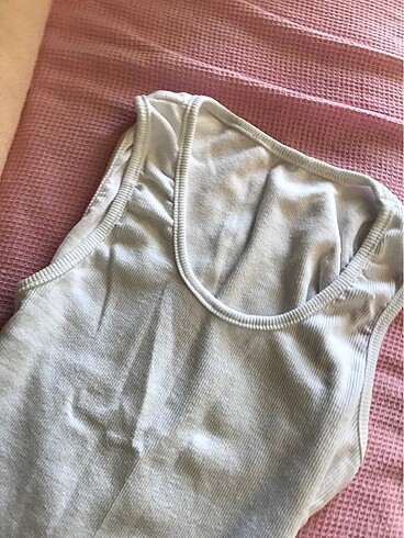 Bershka beyaz basic atlet