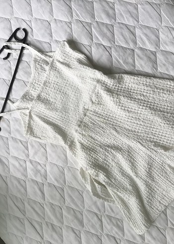 s Beden beyaz Renk bershka askılı tulum