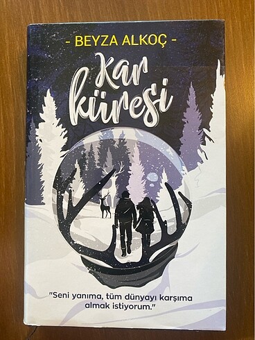 İmzalı ciltli kar küresi kitabı