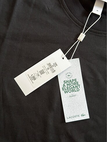 s/m Beden siyah Renk Orijinal Lacoste T-Shirt