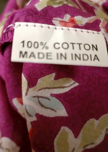 Uzun Kollu Mor Çiçekli Bohem Tunik - Görsel 5