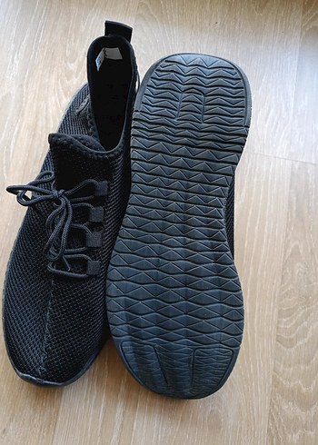 Siyah Bağcıklı erkek Spor Ayakkabı - Görsel 2