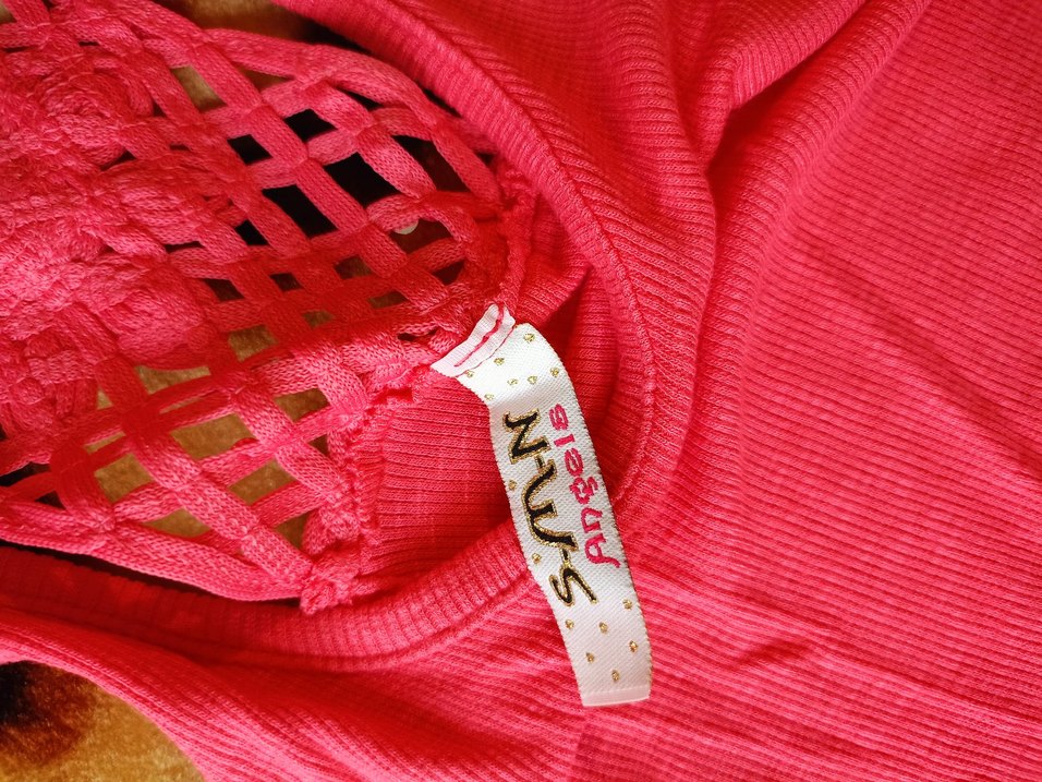 Dantel Detaylı nar çiçeği Bohem Atlet - Görsel 4