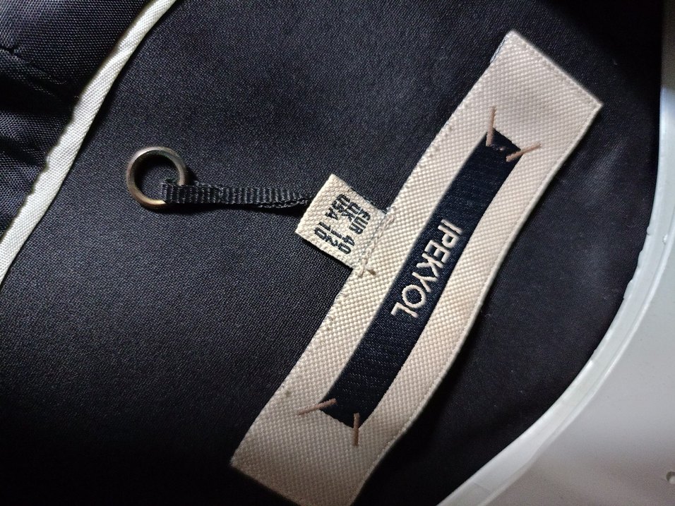 Kemerli Siyah Mini Ofis Blazeri - Görsel 5