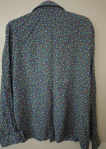 Çok Renkli Kadın Gömlek - Görsel 2