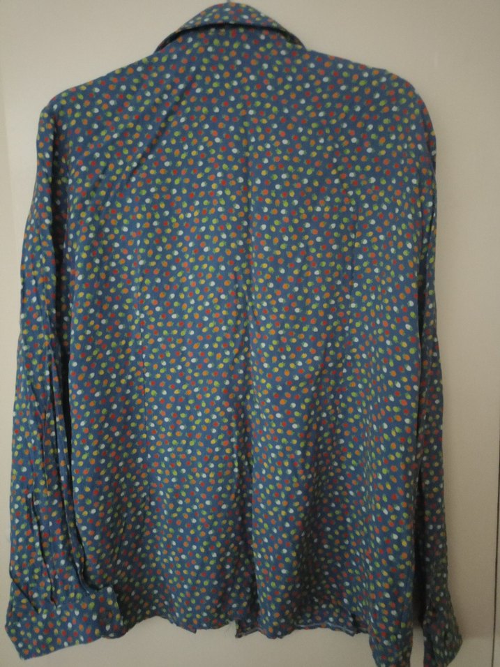 Çok Renkli Kadın Gömlek - Görsel 2