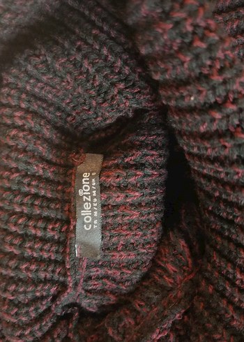 Kahverengi Boğazlı Triko Kadın Kazak - Görsel 3