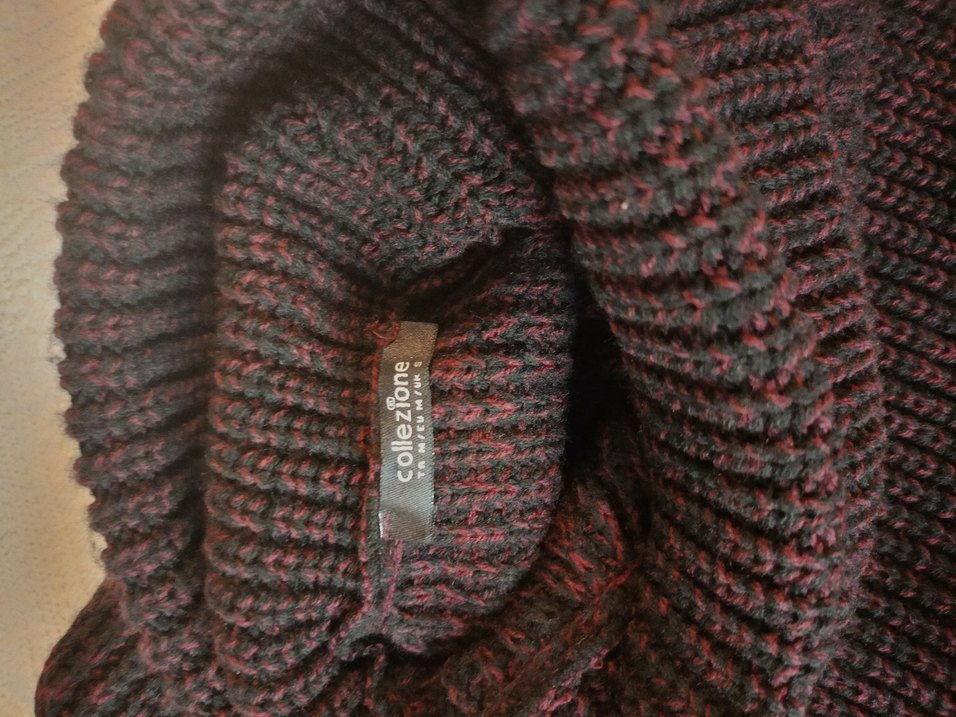 Kahverengi Boğazlı Triko Kadın Kazak - Görsel 3