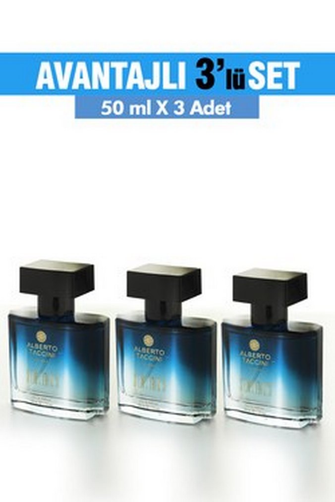 Alberto Taccini Kadın Parfümü 3x50 ml Set - Görsel 3