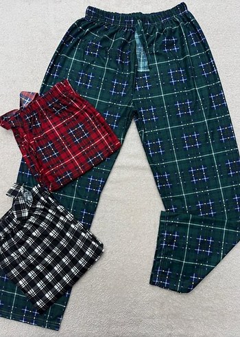 Renkli Desenli Rahat Kadın Pijama Altları - Görsel 4