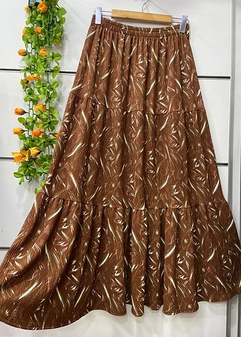 Bohem Tarzı Mavi Uzun Piliseli Etek - Görsel 7