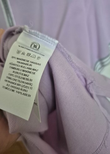 Vakko Lila Polo Yaka Kısa Kollu Tişört - Görsel 4