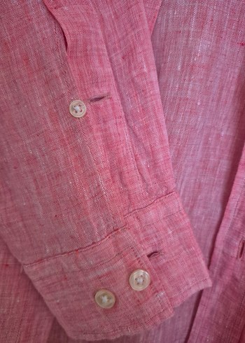 Lacoste Keten Erkek Gömlek - Görsel 2