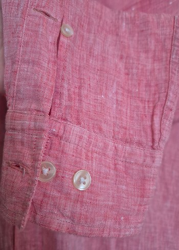 Lacoste Keten Erkek Gömlek - Görsel 3