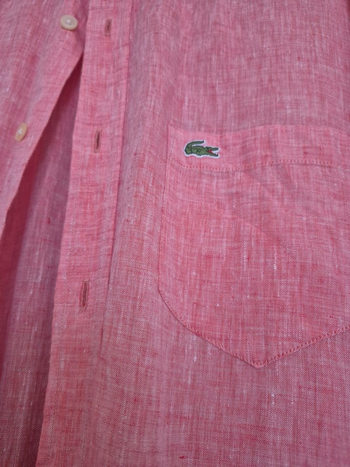 Lacoste Keten Erkek Gömlek - Görsel 4