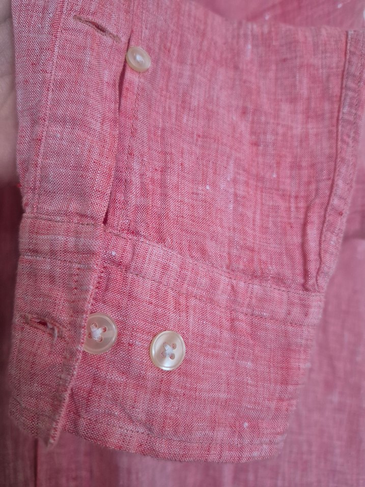 Lacoste Keten Erkek Gömlek - Görsel 3