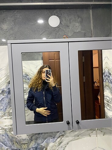 Polo Garage Lacivert yağmurluk